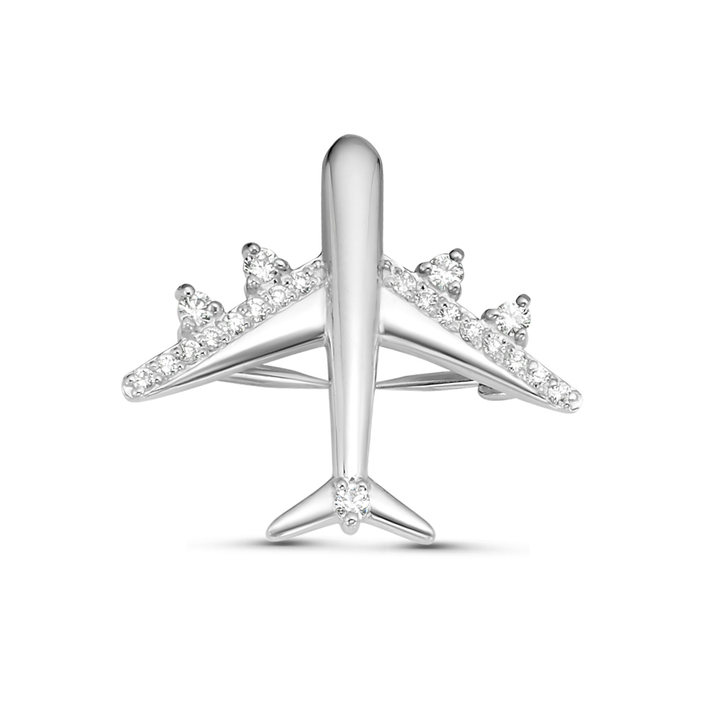 с060166 Брошь (Ag 925)