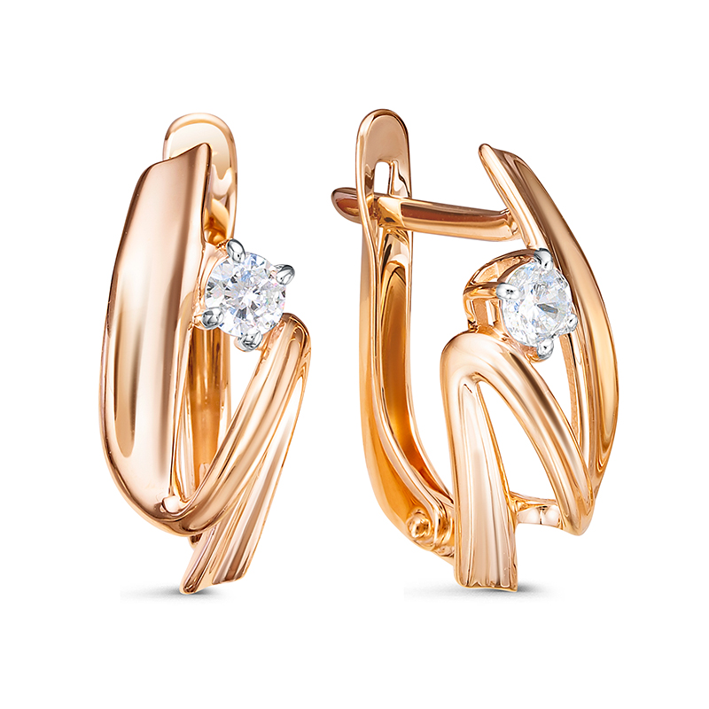 1205987 Серьги (Au 585)