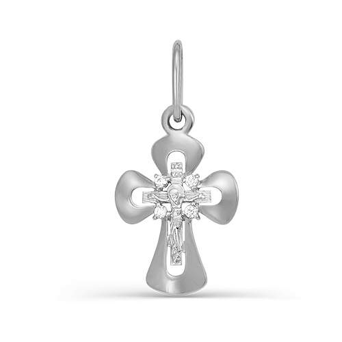 с080157 Крест (Ag 925)