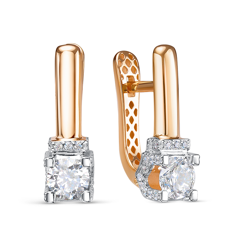 дф1201580р Серьги (Au 585)