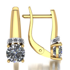 2180131010 Серьги (Au 585)