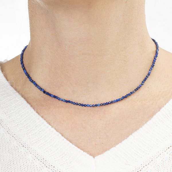 SV-Lz02N-Rd Колье (Ag 925)